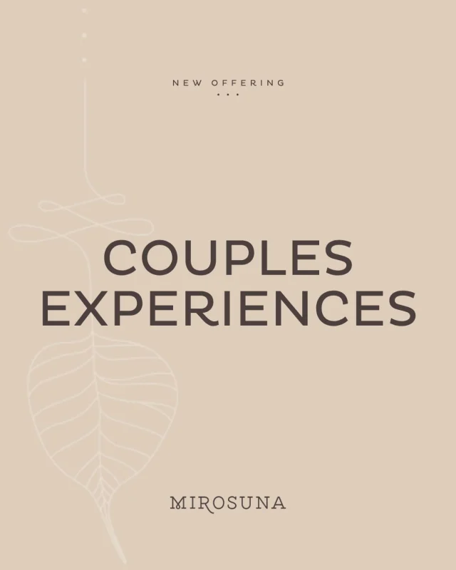 ❤️ NEW DATE IDEAS: COUPLES EXPERIENCES Creating space for the two of you 🥰 Beyond the usual plans and busy sch